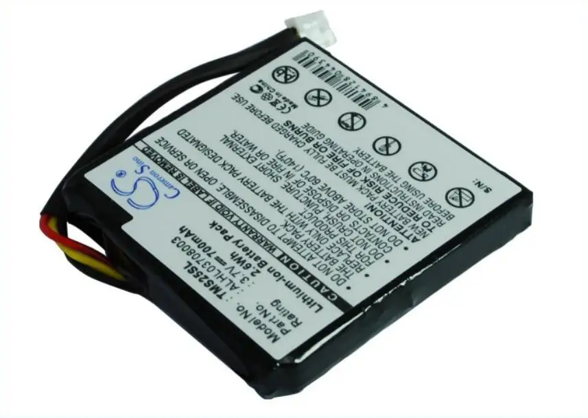 Cameron Sino 700mah battery for TOMTOM 4EN.001.02 4EN42 4EN52 4EV42 4EV52 Star 20 Star 25 ALHL03708003 batteries