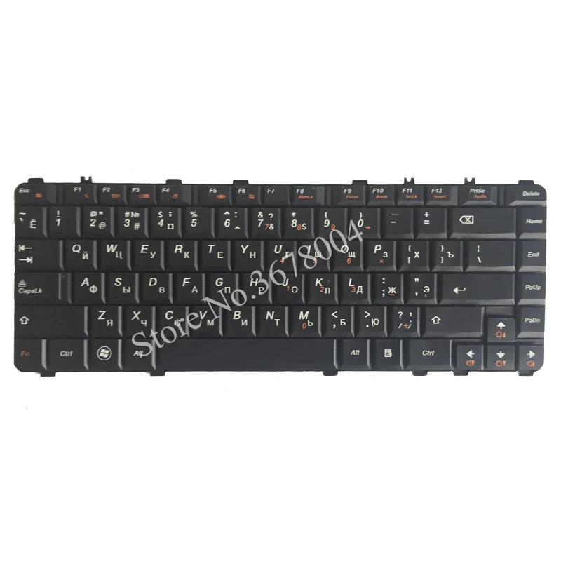 Russian Keyboard for Lenovo 25008264 MP-08F73SU-6861 V101020BS1 V-101020AS1-RU V-10120AS1-RU V-101020BS1-RU RU Black