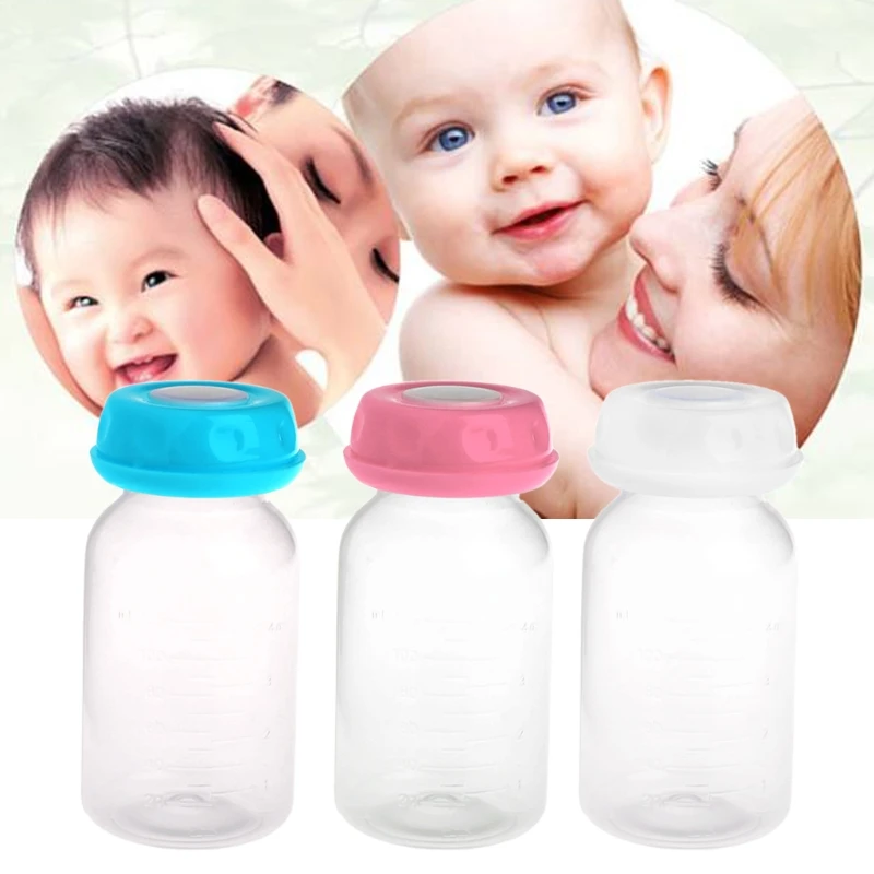 

Baby 125ML Breast Milk Feed Bottles Collection Storage Neck Wide Storage Bottle