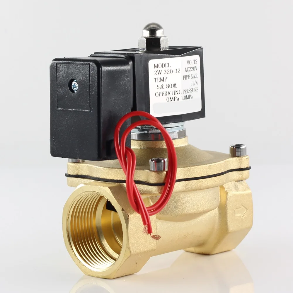 

AC220V DC12V DC24V normally closed energy saving solenoid valve, IP65,use water,gas,oil,Environmental protection,DN10 15 25 32