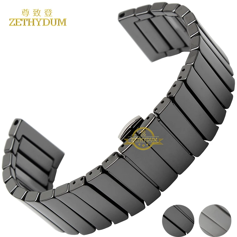 Ceramic Strap 20mm 22mm Band for Samsung Galaxy 46MM S3 42MM Bracelet Strap For Galaxy Watch 3 Bands Active 2 40 44mm Gt2e