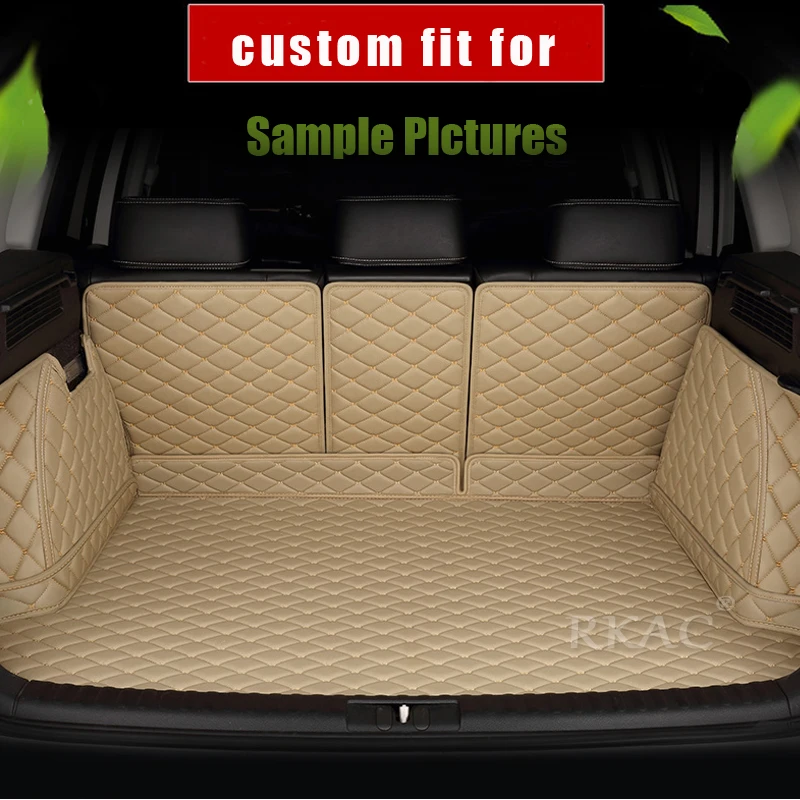 Car Trunk Mat cargo mat for BMW F01 F02 AFully enclosed trunk mat for chrysleF04 F06 F07 F10 F11 F20 f22 f23 F30 F31 F32 F33 F34