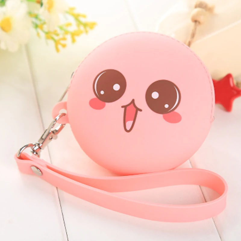 Cute Mini Cartoon Earphone Case Storage Bag For Girl Portable Earbud Key Coin Holder Carrying Case Memory Card Ear Pad Organizer