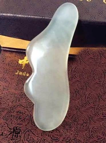 Jade Gua Sha Scrapping Board Massager Body Face Eyes Neck Back Facial Spa Natural Beauty Guasha Scraper Plank Butterfly Wings