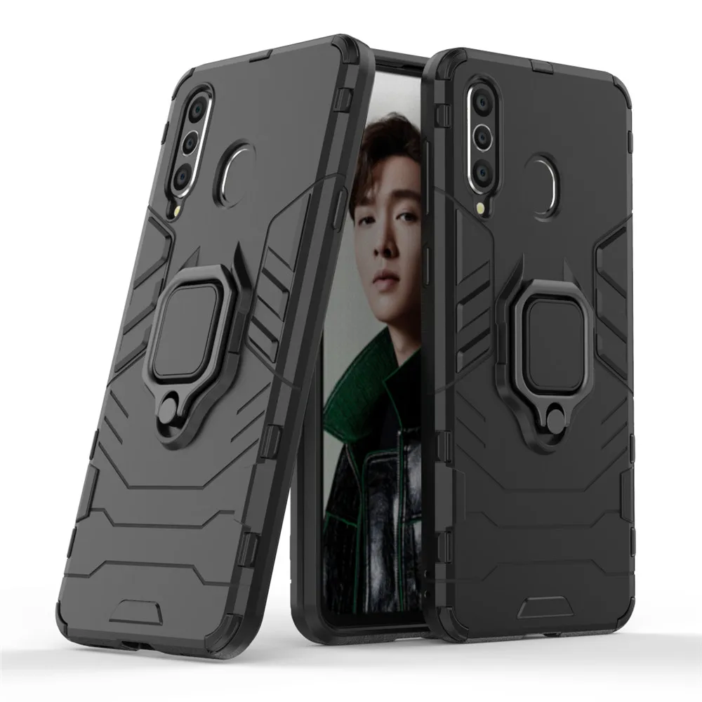 For Samsung Galaxy A9 Pro 2019 Luxury Ring Back Cover Stand Armor Case For Samsung A9pro 2019 G887N SM-G887N Full Phone Cases