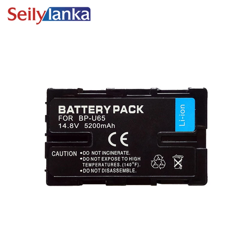 5200mAh for sony  BP-U65 BPU65  Digital camera battery Camcorder BP-U30 BP-U60 BP-U65 BP-U90 BP-U95