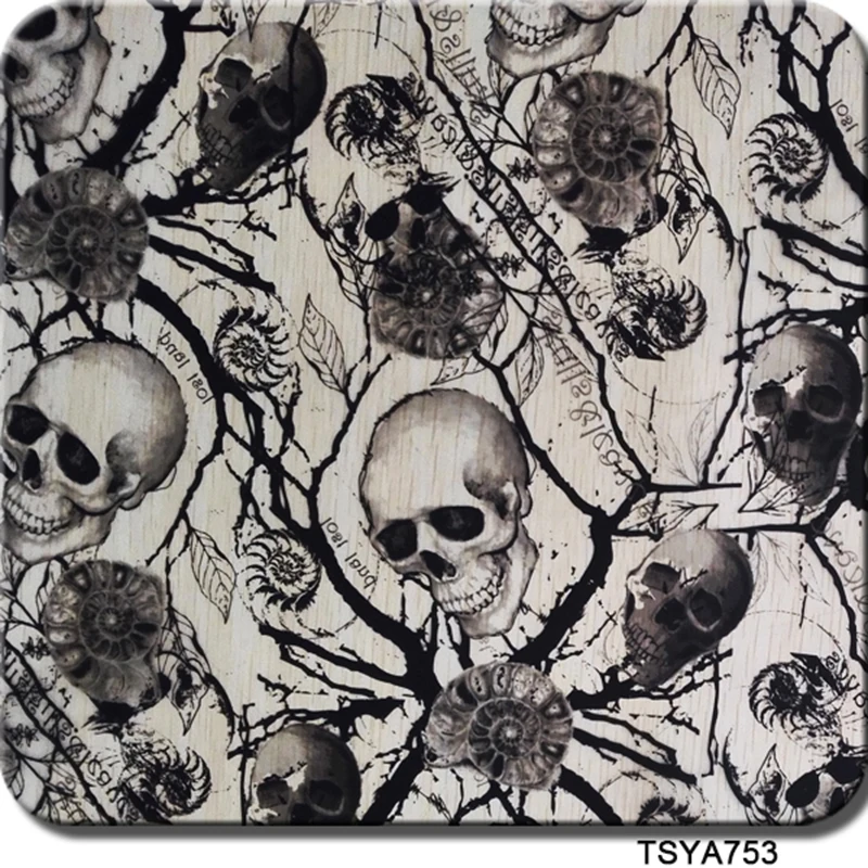 

CSKY753 1m wide hydrographics-printing-film 10m length skulls hydrographics