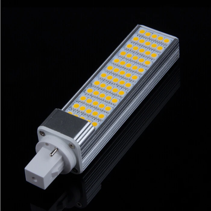 

G24 LED Lamp 14W 60 SMD5050 LED PL Lamp Light E27/G24 LED horizontal Lighting Bulb Warm White/Cold White AC85-265V 2pc free ship