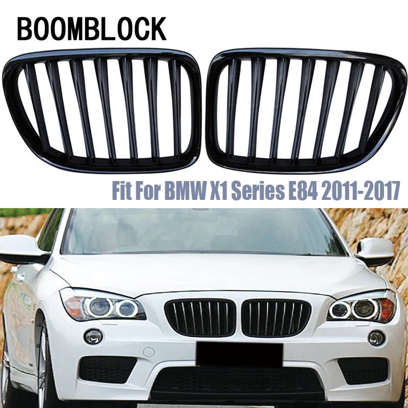 

Car Kidney Front Bumper Racing Grills Grills For BMW X1 E84 M Performance Accessories X Series SUV 2010 2011 2012 2013 2014 2015