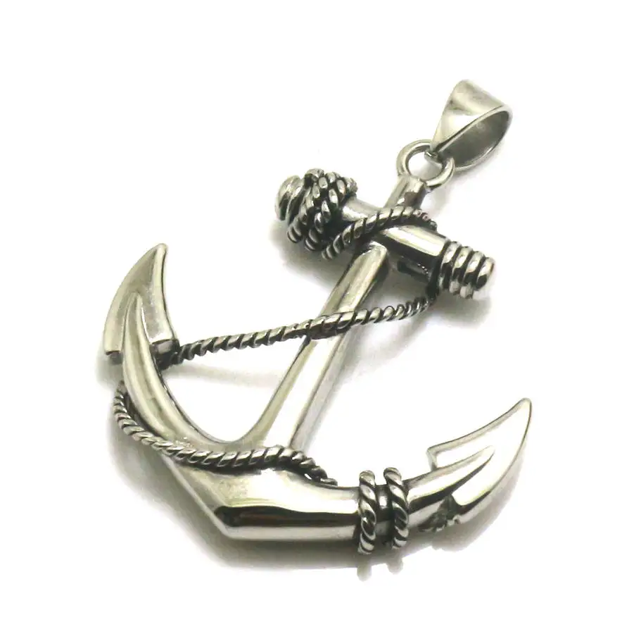 316L Stainless Steel Cool Punk & Gothic Newest Anchor Pendant