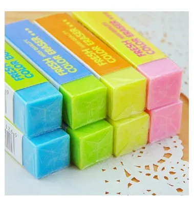 kids stationery multicolour eraser art rubber student stationery rubber candy color eraser