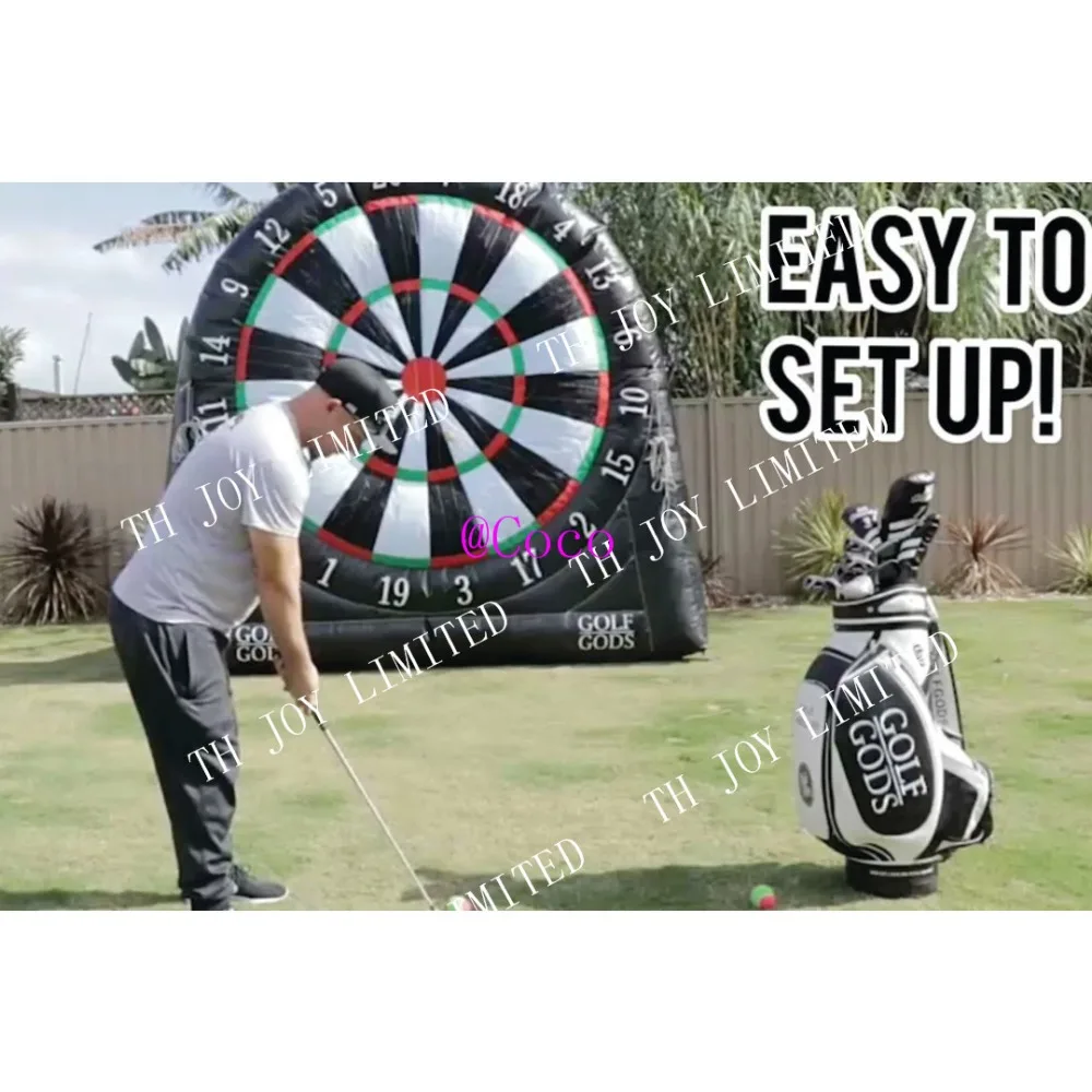 

free air ship to door!Giant Inflatable Football Dart boards, inflatable golf dart game golf ball for sale