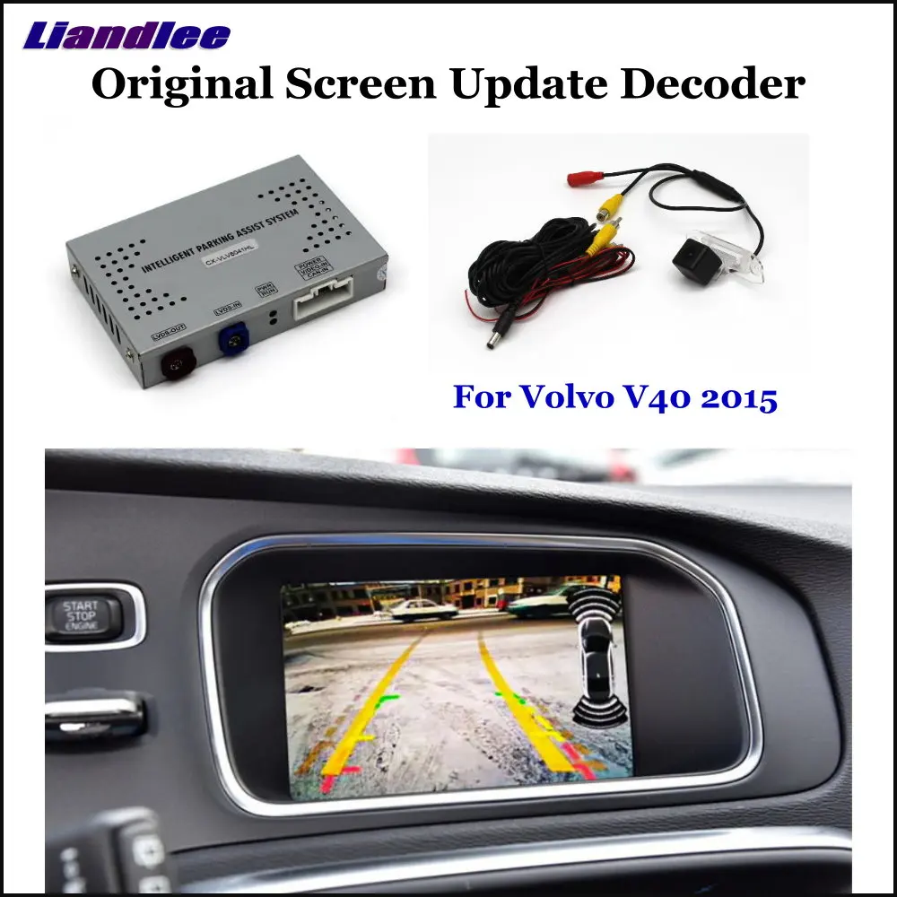 

For Volvo V40 2015-2020 Car Rear View Backup Camera HD Reverse Parking CAM Interface Improve Decoder