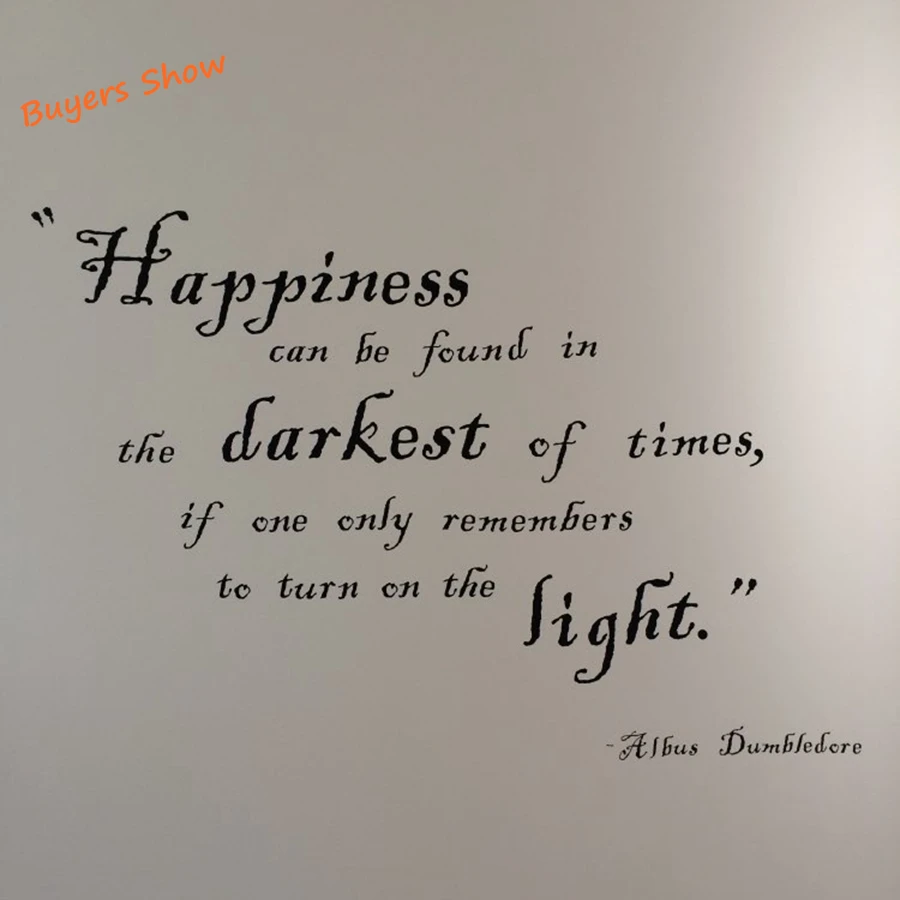 Potter Wall Quote Sticker For Kids - Vinyl wall art decals Potter view 4