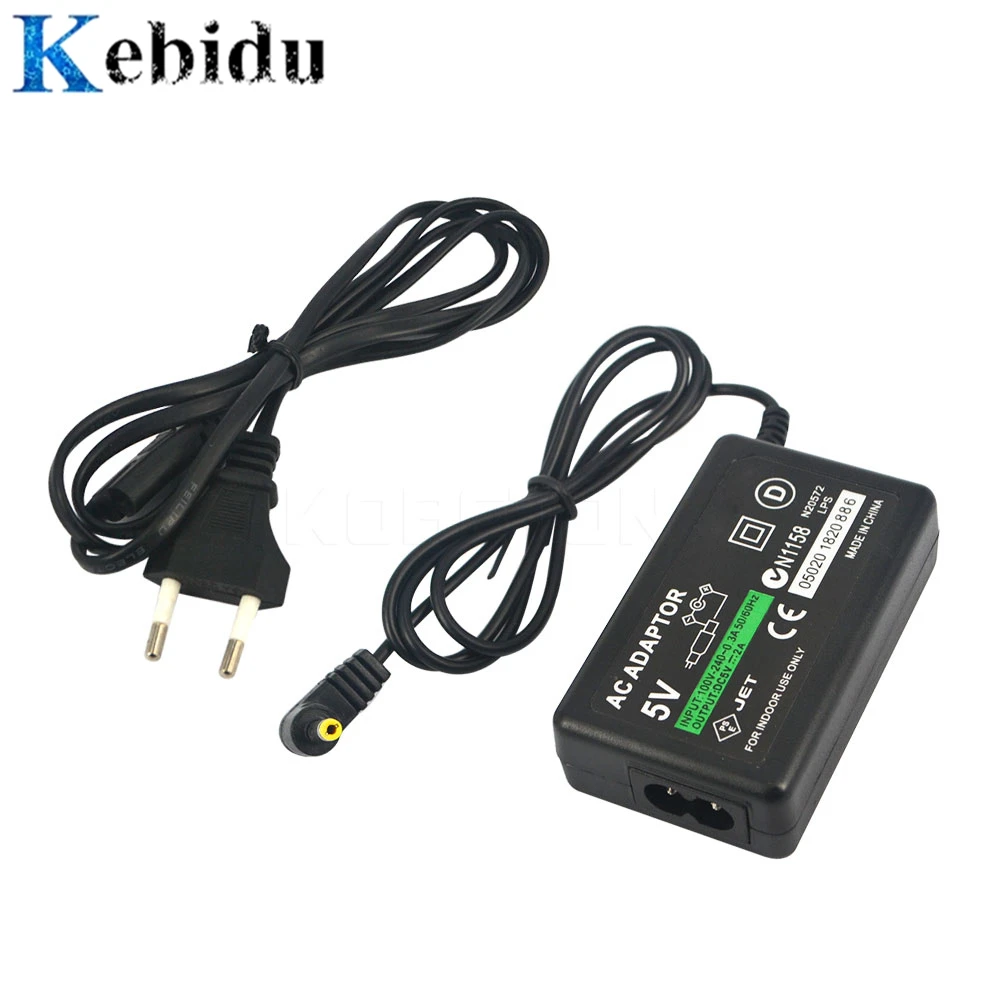 Kebidu Wholesale Home Wall Charger AC Adapter Power Supply Cord For Sony PSP 1000 2000 3000 Slim EU Plug For gaming PC computer