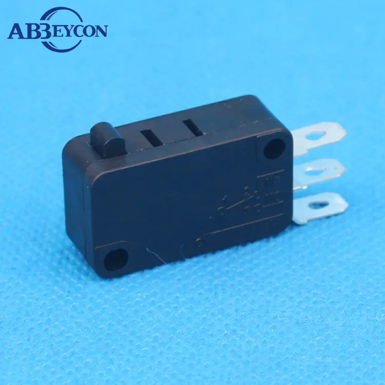 

YT KW7-0D CE RoHS ABS plastic 15A/250VAC 3 pin solder terminal black micro switch