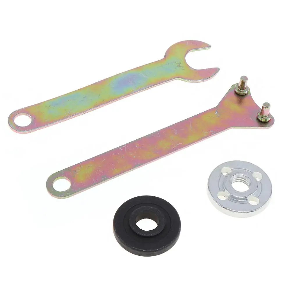 Set di supporti per sedile da taglio per trapano elettrico da 5 pezzi / set da 10 mm con 2 chiavi e 2 guarnizioni per lucidatura / molatura / taglio