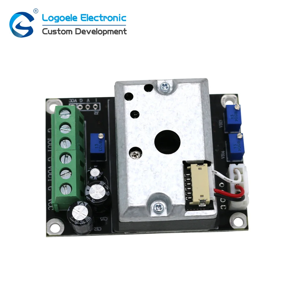 

Pm2.5 Dust Sensor Module Air Quality Monitoring Transmitter Power Supply 24V 4-20mA 0-10V Output