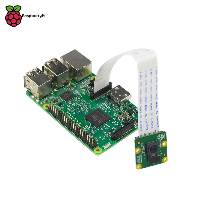 Najlepszy oficjalny moduł kamery Raspberry Pi V2 z chipami wrażliwymi na światło Sony IMX219 8 MP pikseli 1080P wideo oryginalna kamera RPI 3