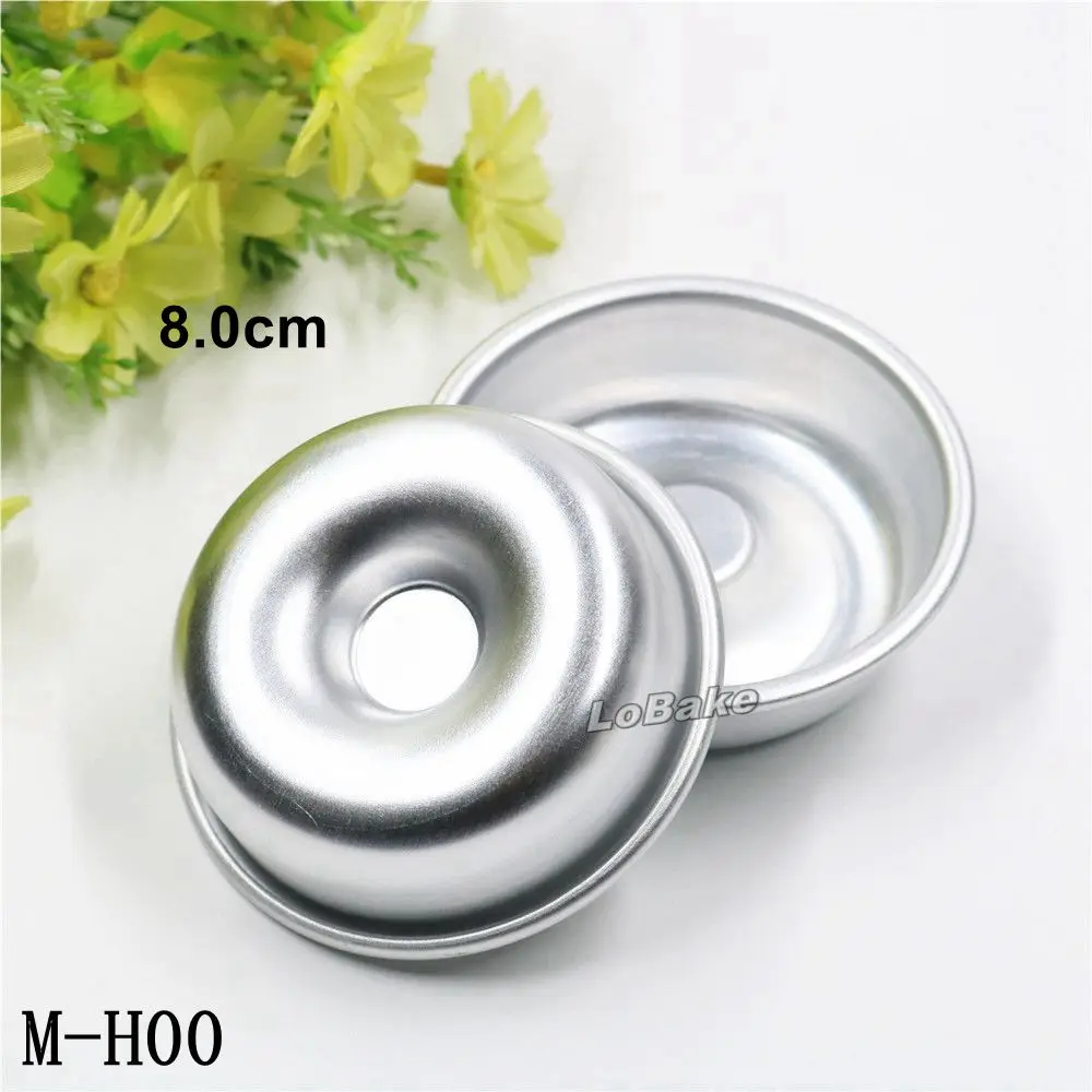 

(10pcs/lot) 8cm diameter round shape aluminium hollow tart moulds tarte molde candy cupcake loaf metal molds for baking tools