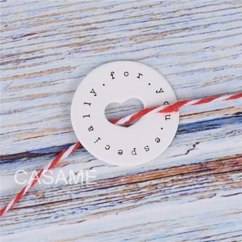 Heart Especially For You Seal Label Stickers Christmas New Year Gift Tag Label Marks Hangtag DIY Bake Tags