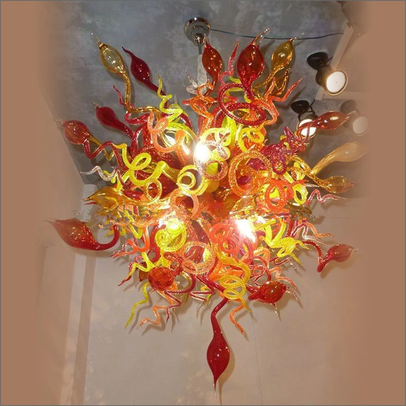 

China Supplier Murano Glass Pendant Lamps Custom Made for Hotel Lobby Decor