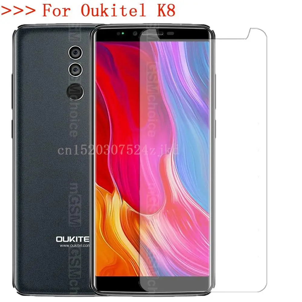 9H Tempered Glass For Oukitel K8 Smartphone 2.5D High Quality Screen Protector For Oukitel K 8 Protective Glass