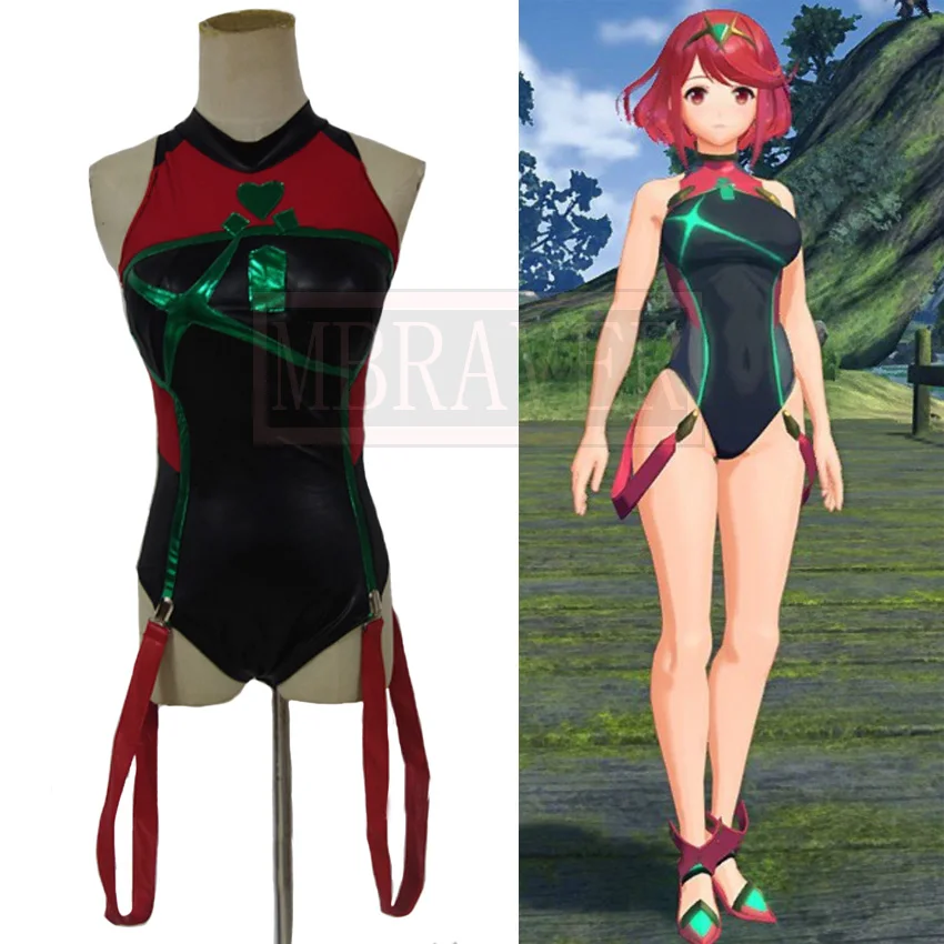 Xenoblade 2 Pyra Homura Outfit Cosplay Costume Custom Made Any Size