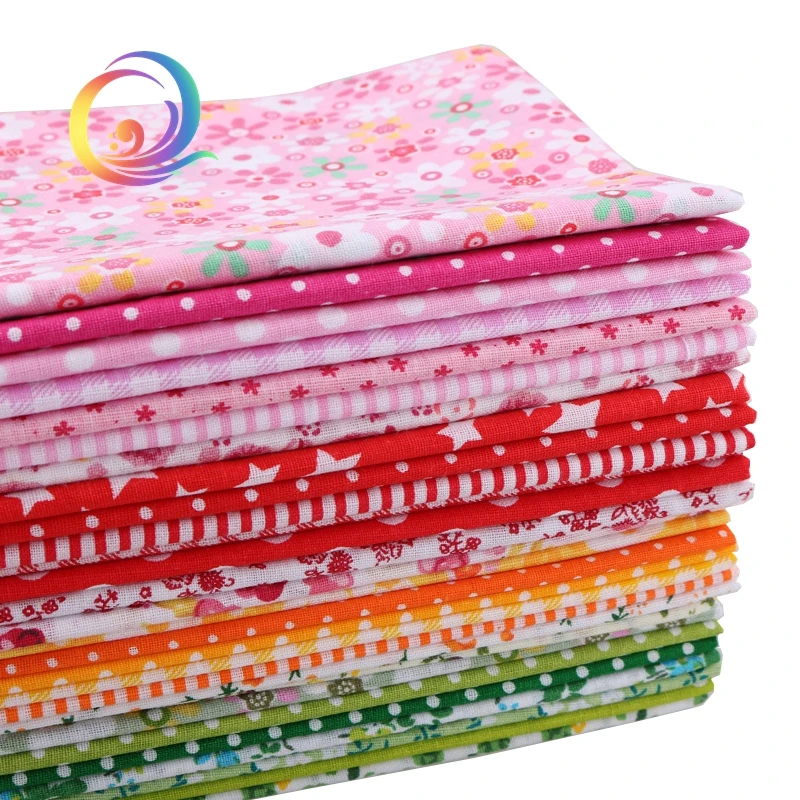 56pcs/lot Thin Cotton Fabric Patchwork For Quilting Sewing Fat Quarters Tissue Cloth Quilt Pattern Needlework Textile 50cm*50cm