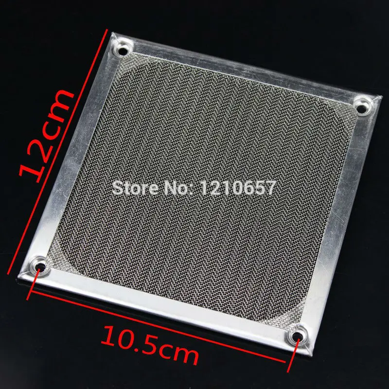 100 Pieces lot 120mm PC Computer Fan Cooling Dustproof Dust Filter Case fr Aluminum Grill Guard