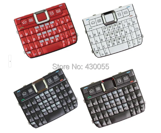 White/Black/Red/Grey New Housing Home Function Main Keypads Keyboards Buttons Cover For Nokia E71 , Free Shipping