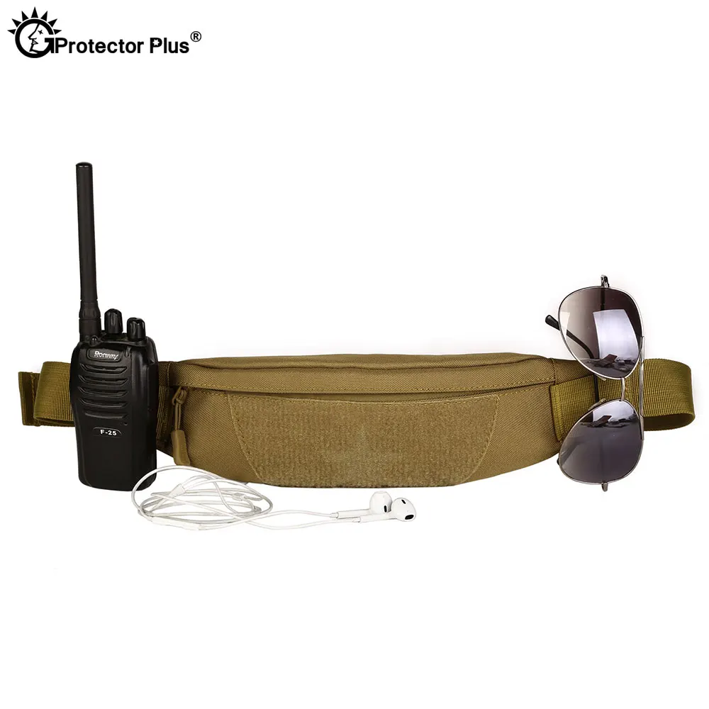 PROTECTOR PLUS Tactical 5.5/6.5 inches phone Waist Bag Molle Shoulder Bags Outdoor Sports Hiking Running Crossbody