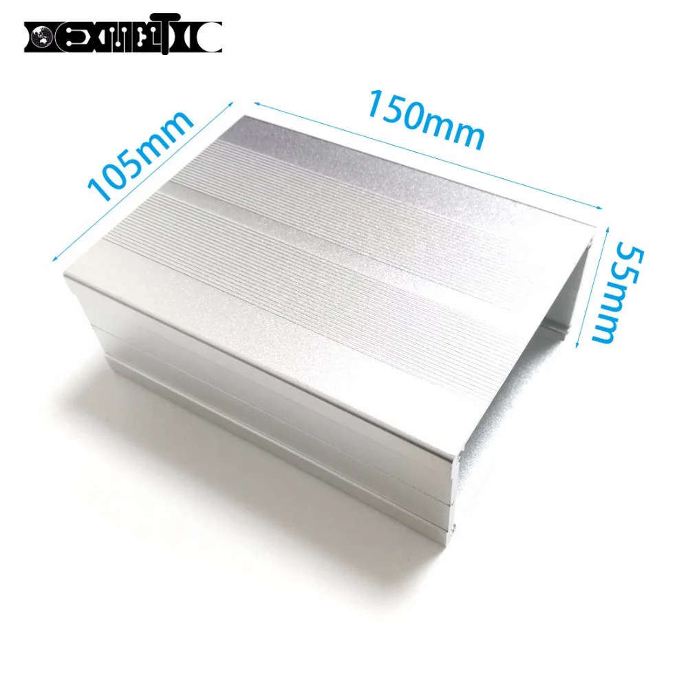 55*105*150mm Aluminum Enclosure Case Desktop DIY PCB Project Box NEW