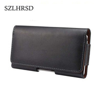 SZLHRSD Universal Genuine Leather Belt Clip Phone Pouch Bag for Meiigoo M1 /Maze Alpha X/HomTom S8/Nomu S10 Pro/Oukitel K8000