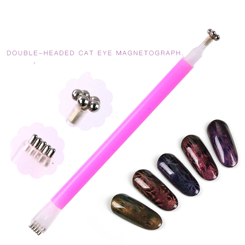 Strong Cat Magnetic Stick UV Gel Polish Varnish Nails Art Decoration French Multi-Function Magnet Pen Painting Gel Manicure Tool