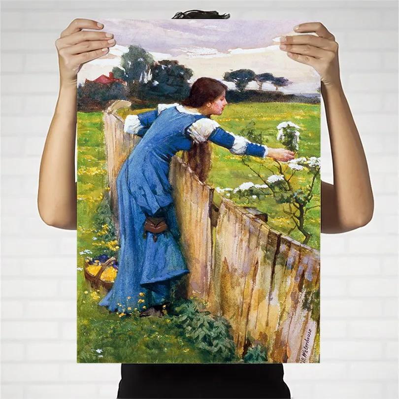 Home Decoration Print Canvas Art Wall Pictures Poster Canvas Printings Paintings  British William Waterhouse 1