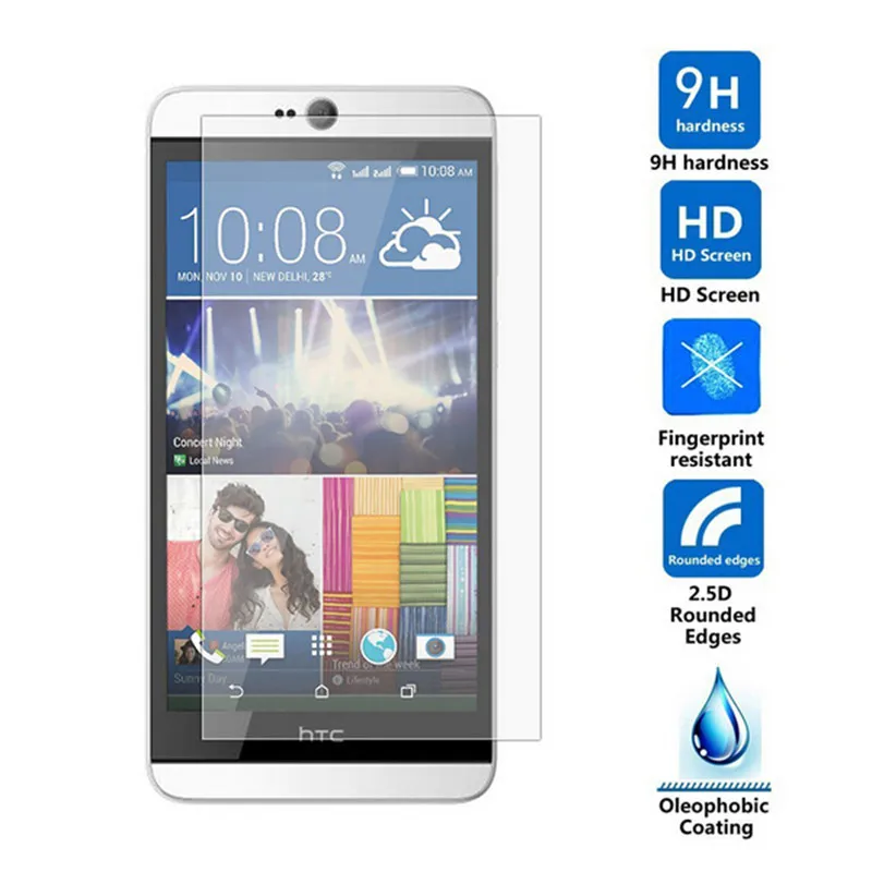 Tempered Glass For HTC Desire 826 D826 826G 826w Dual SIM 826s 826d 826t Screen Protector Toughened Protective Film Guard