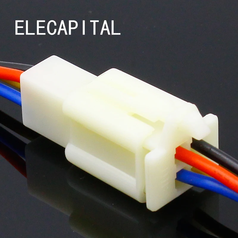 1 Kit 4 Pin Way Electrical Wire Connector Plug Set auto connectors with cable/total length 21CM