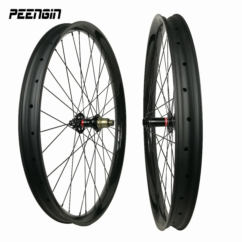 

29er MTB Wheel Novatec Thru Axle XC/AM/DH 27.5Inch Mountain 50X25mm Wide OEM Bike Wheelset BOOST HubFront 110*15mm Rear 148*12mm