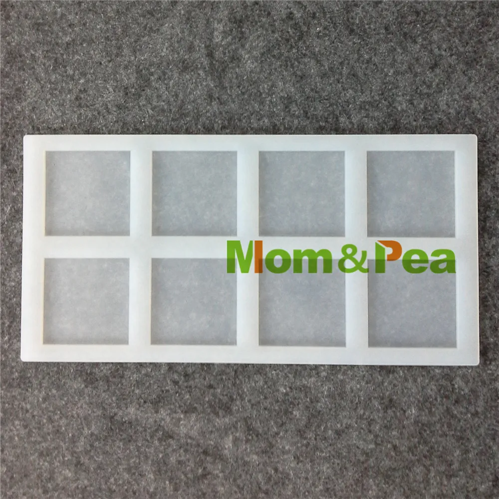 

Mom&Pea CX060 High Quality Square Shaped Silicone Mold Chocolate Mold Cake Decoration