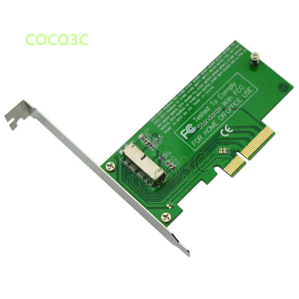 

For 2013 2014 MacBook Air A1465 A1466 PRO Retina A1502 A1398 SSD to PCI express 4X Desktop PCI-e SSD adapter