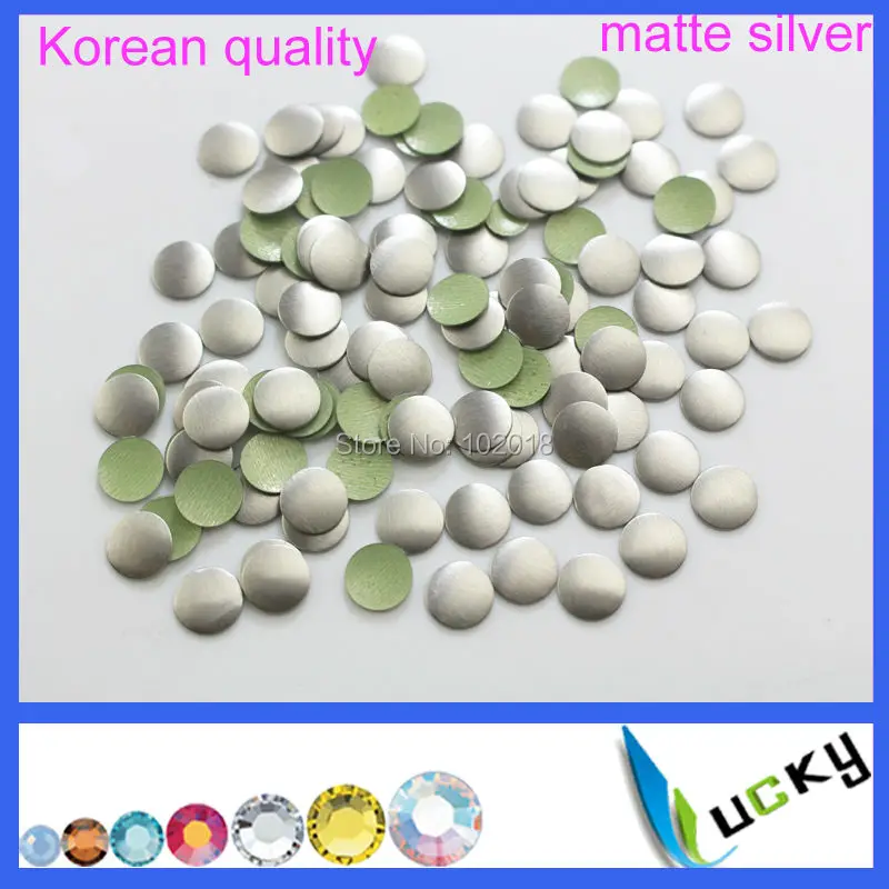 Korean quality 7mm 10gross aluminum hotfix nailhead studs hotfix rhinestuds