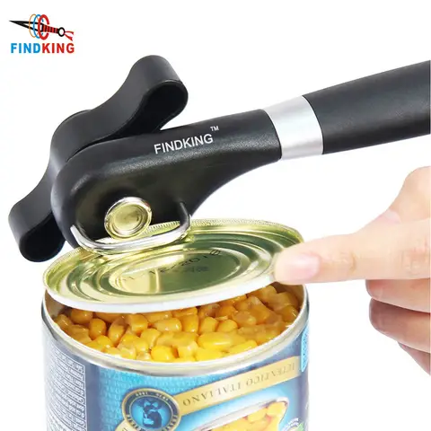 Stainless Steel Can Opener Manual Kitchen Camping findking