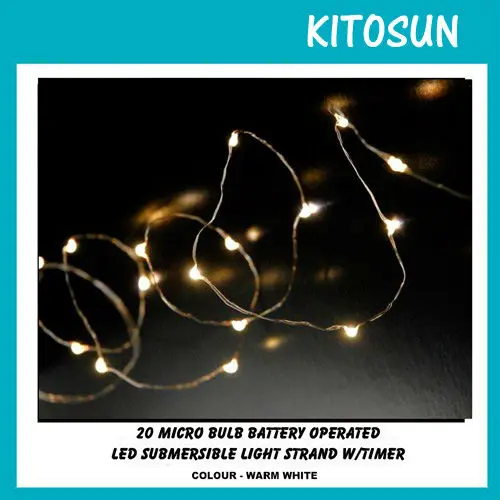 Micro guirlande lumineuse CR2032 fil d'argent, vente en gros