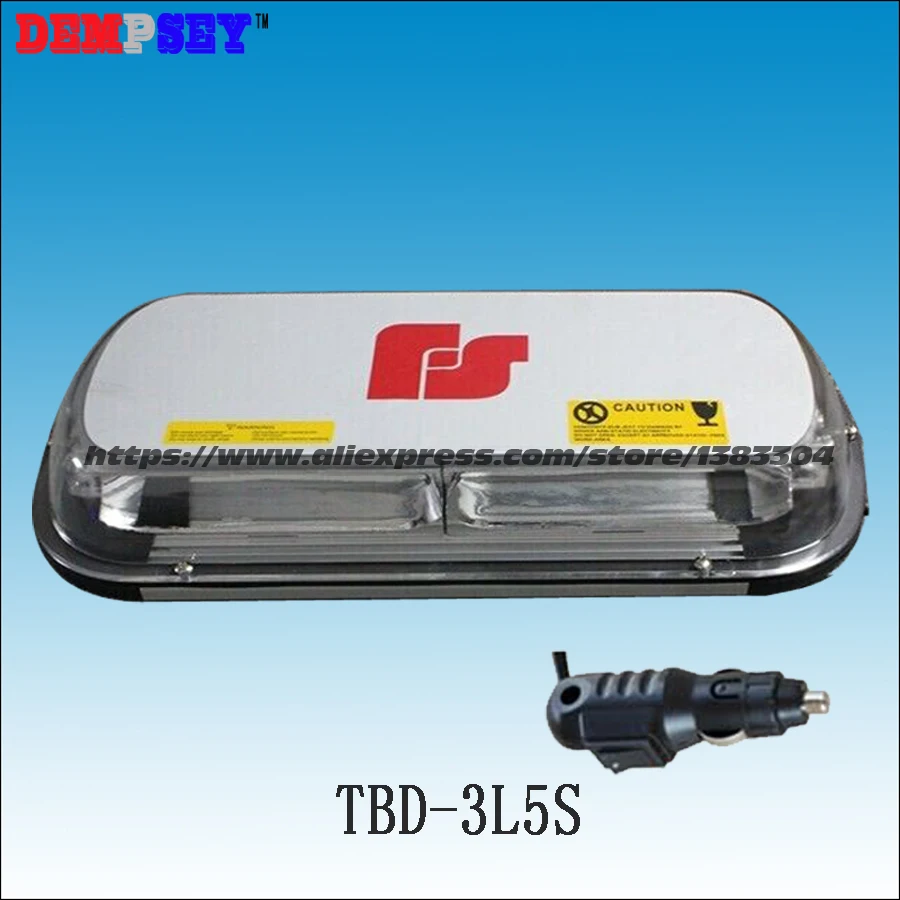 

TBD-3L6S LED Super bright mini lightbar/police emergency warning lightbars /Heavy magnetic base car roof Strobe Flashing light