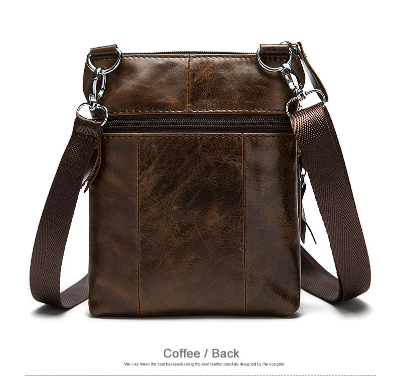 Vintage Cross Body Umhängetasche Für Männer Schulter Echtes Leder Tasche Messenger Handtasche Aktentasche Männlich Schwarz Sac EIN Haupt Bolsas 2020 – Detail 7