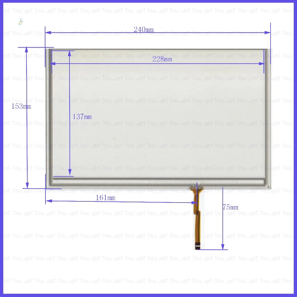 

ZhiYuSun 240mm*153mm NEW 10.4inch Touch Screen 4 wire resistive USB touch panel overlay kit 240*153this is compatible