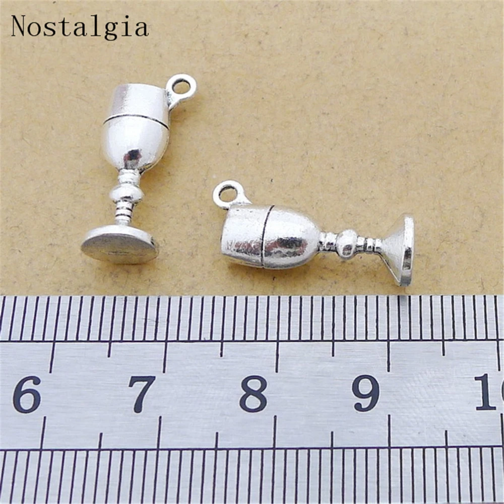 Zinc Alloy Charms For Jewelry Making Wine Glass Charm fit DIY Bracelet Necklace Diy Jewelry For Goblet Charms Wine Glass Charms