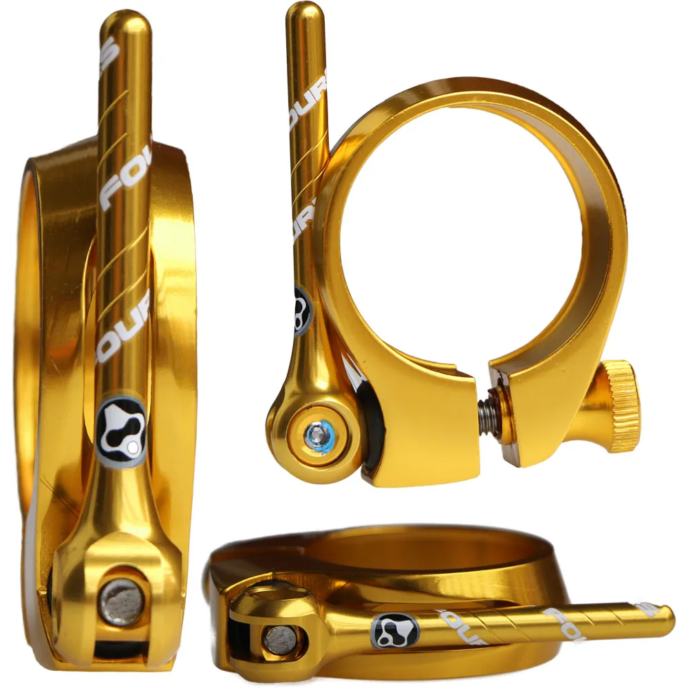 31.8mm 34.9mm Bike Seatposts Clamp MTB Aluminium Alloy Mountain Road Bicycle Seatpost Seat Post Clamp For 27.2/28.6/30.4/30.9mm
