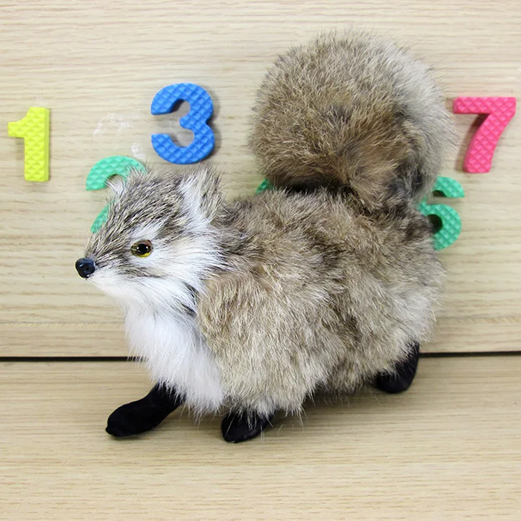 creative simulation squirrel toy lovely walking squirrel model gift about 21x7x16cm